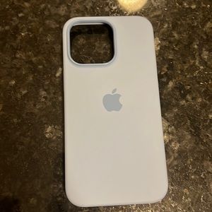 iPhone 13 Pro Silicone Case with MagSafe- Blue Fog